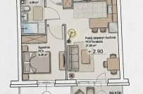 Mieszkanie 34,88 m², Gorzów Wielkopolski - 395000 zł (nr 1777/2287/OMS)
