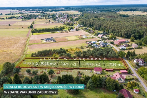 Działka na  Lubiszyn, Wysoka - 112 750 zł