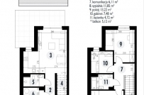 Dom 87,81 m², Gorzów Wielkopolski - 808920 zł (nr 1053/2562/ODS)