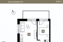 Mieszkanie 33,85 m&sup2;, Dębno - 297846.15 zł (nr 132/3120/OMS)