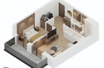 Mieszkanie 33,85 m&sup2;, Dębno - 297846.15 zł (nr 132/3120/OMS)
