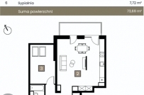 Mieszkanie 73,69 m², Dębno - 589446.31 zł (nr 133/3120/OMS)